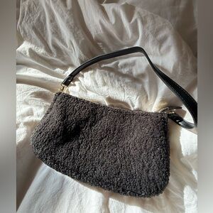 Black Sherpa Shoulder Bag